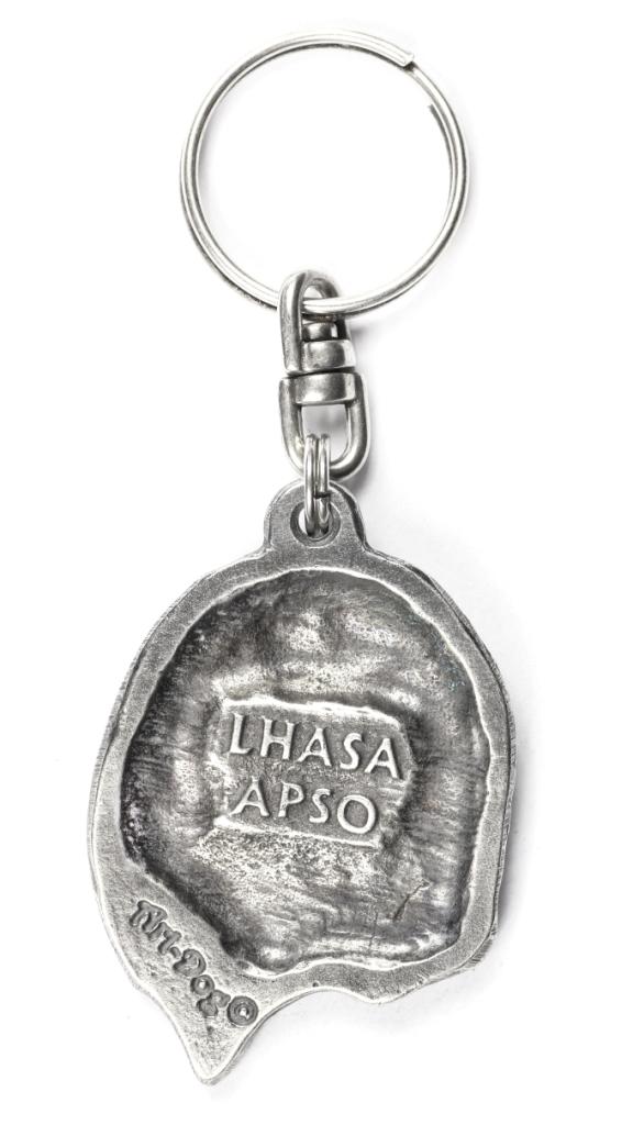Lhasa Apso - Silver-plated Pendant with a Dog In a Decorative Box, Handbag Decoration, Backpack Pendant by Art-Dog Brand