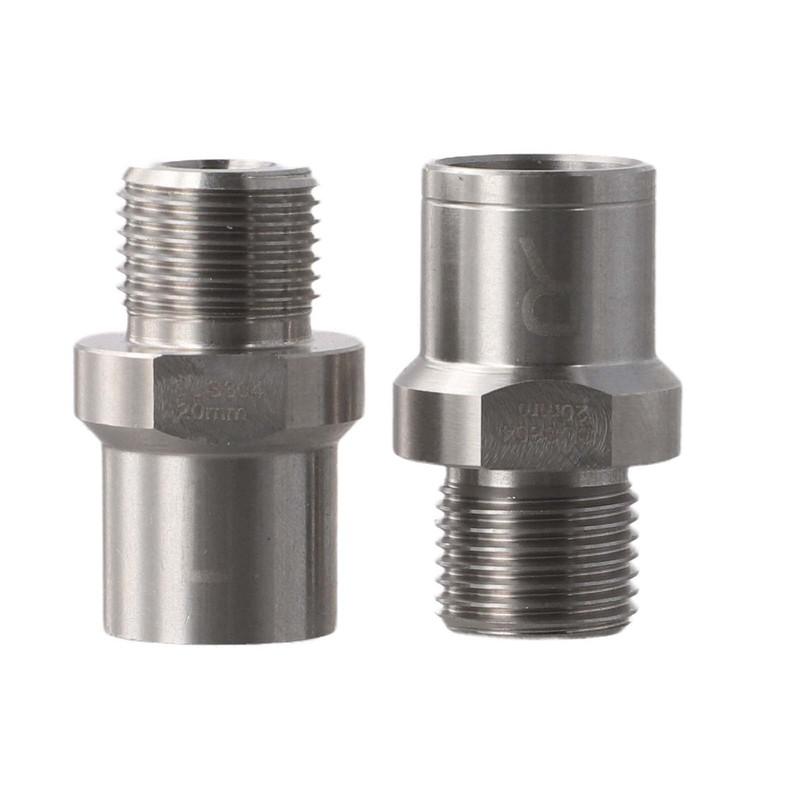 Bike Pedal Adapters Stainless Steel Pedal Adapter Fit 1/2 Inch Pedals And 9/16 Inch Cranks Cycling Accessories