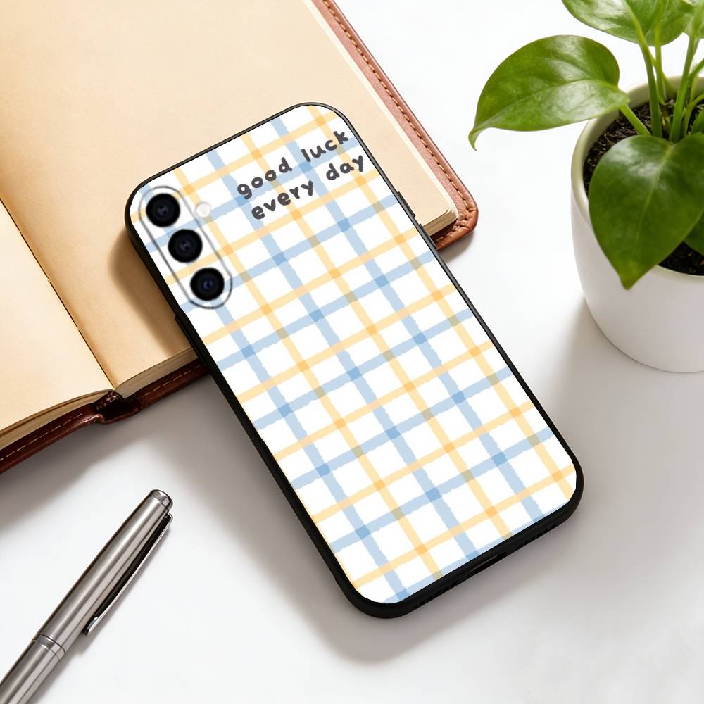 Minimalist Phone Case Black Silicone Soft For Samsung Galaxy A73,A72,A71,A70,A53,A52,A51