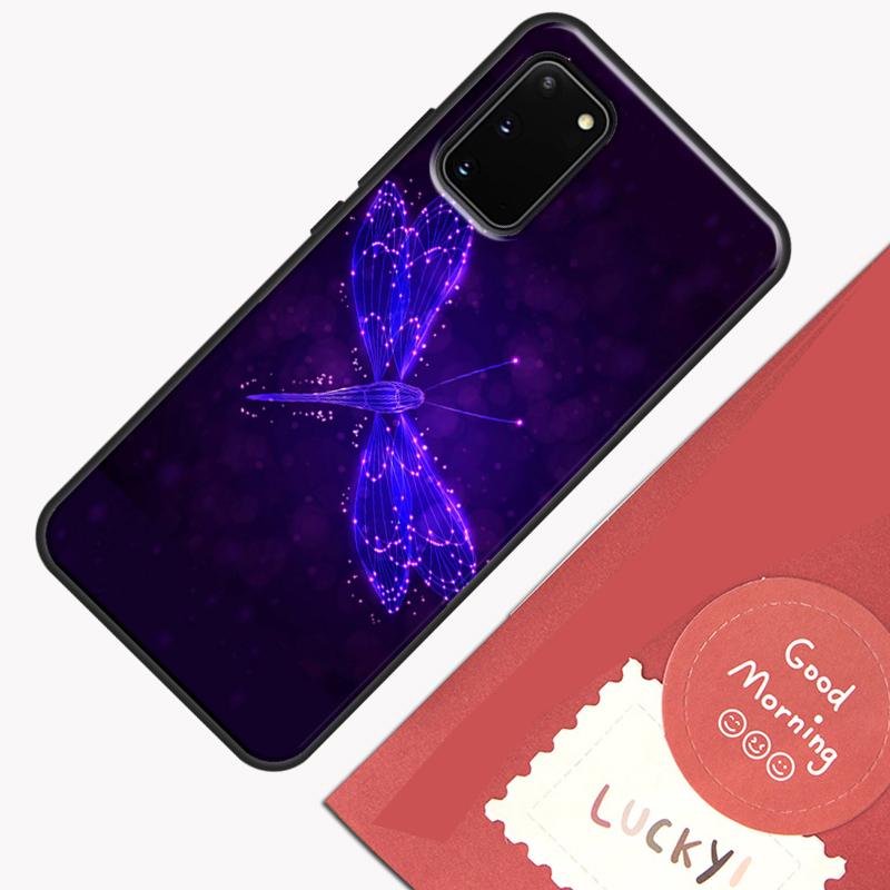 Colorful Dragonfly Phone Case For Samsung Galaxy S24 S26 Ultra S20 S21 S22 S23 S25 Plus S10 S25 FE Cover Shell