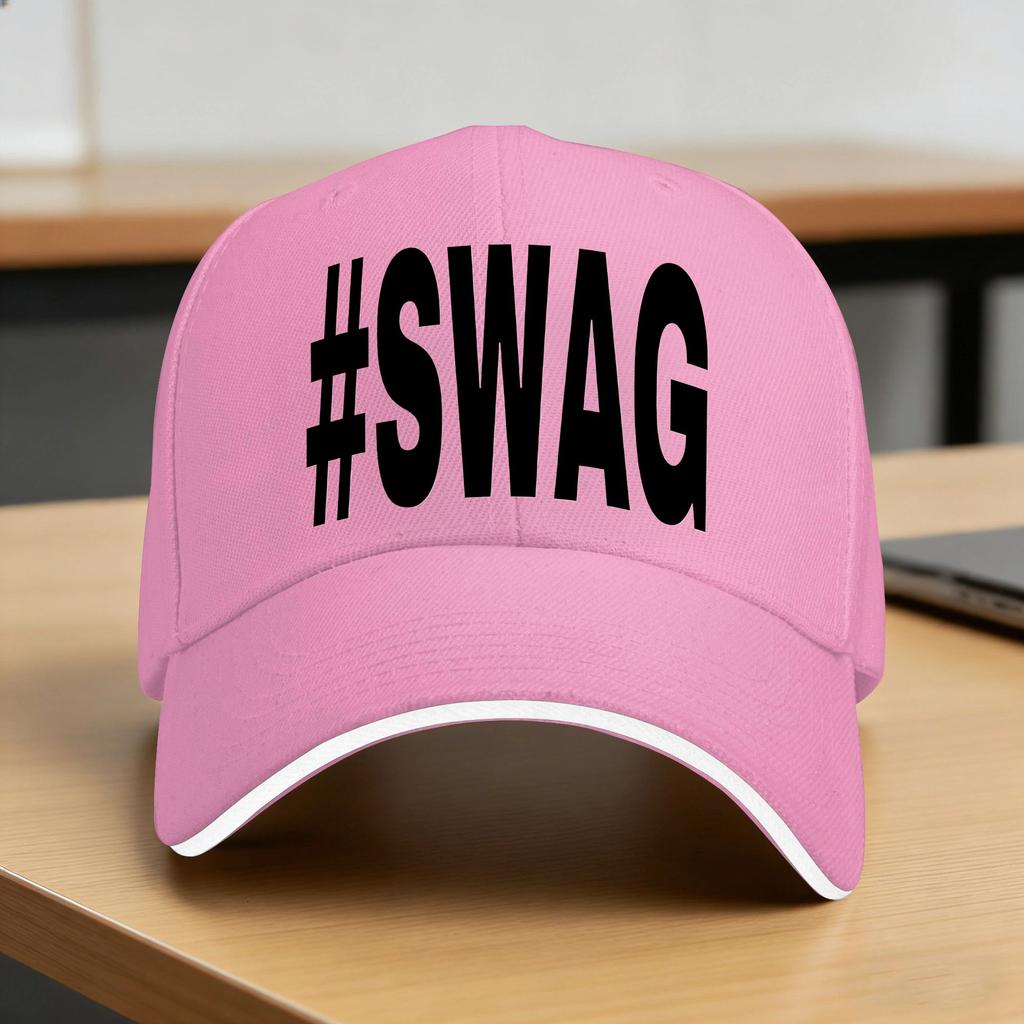 #Swag Baseball Cap Men Adult Design Trucker Hat Summer Vintage Hiking Fishing Sun Visor Baseball Caps