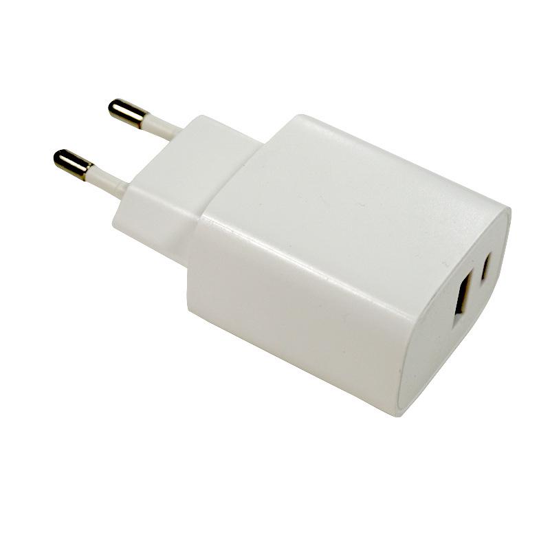 30W Black UK A+C Fast Charger, CE & FCC Certified, High-Efficiency Charging