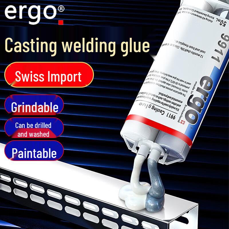 Ergo 9911 High-Temperature Metal Repair AB Glue