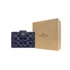 New COACH Denim Wallet Medium Size Women's Blue CZ344-IMXIA