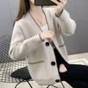 2024 Autumn Women's Fashionable Loose Knit Cardigan Sweater - Little Fragrant Style