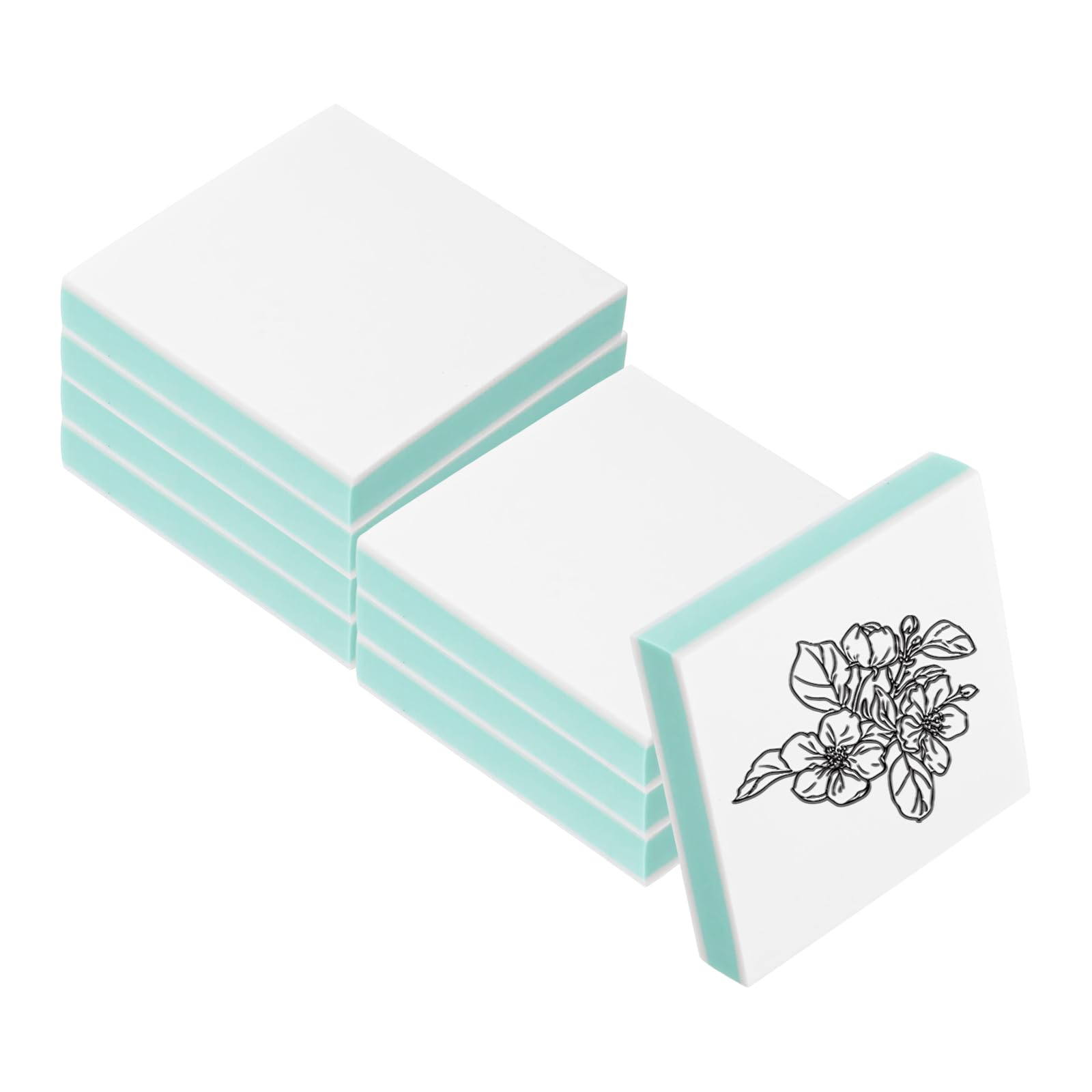 

PATIKIL 8 шт. Резиновые блоки для резьбы Мягкий линолеум Блоки для художественной резьбы Квадратные Блоки для поделок Изготовление штампов для печати Принадлежности для резьбы штампов Зеленый 2X2 зелёный