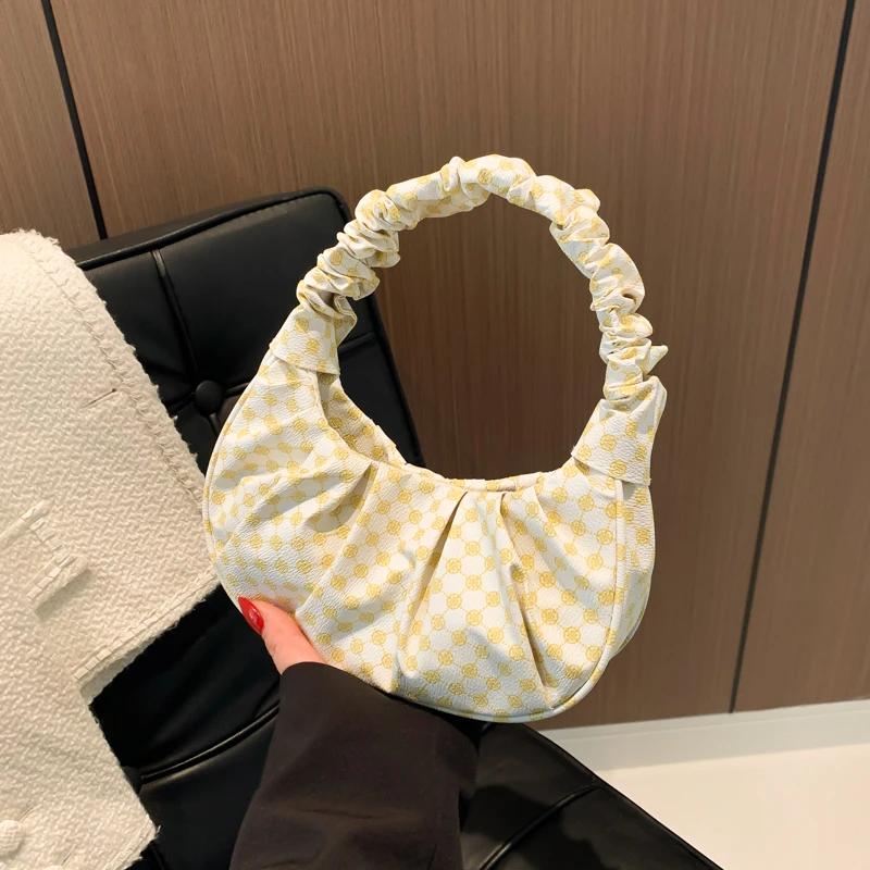 Women's Soft Zipper Bags Sewing Line High-Quality Interior Shoulder Bags Fashion