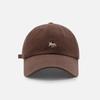 Embroidered Canvas Baseball Hat Animals Sun Hat Versatile Embroidery Baseball Cap  Girl
