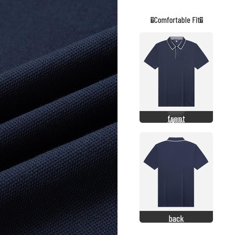 MONTAGUT Men's Summer Cool & Breathable Cotton Polo Shirt