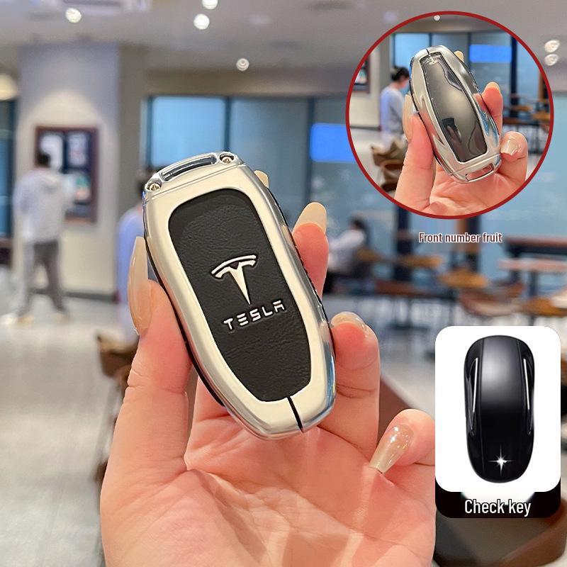Tesla Model 3/Y/X Key Case Protective Shell with Full Coverage Buckle