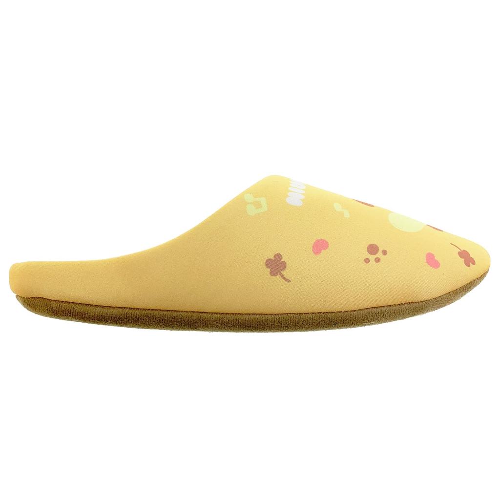 Sanrio Pompompurin a Velikosti pro snadnou chůzi Ideální pro vnitřní použití nebo jako přezůvky pro hosty Roztomilé, Pohodlné, v. Stylové, Žluté, 22cm-24cm (260422).