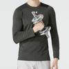 Under Armour Colorblock Logo Casual Crew Neck Long Sleeve T-Shirt Men Tops Green 1370659-310