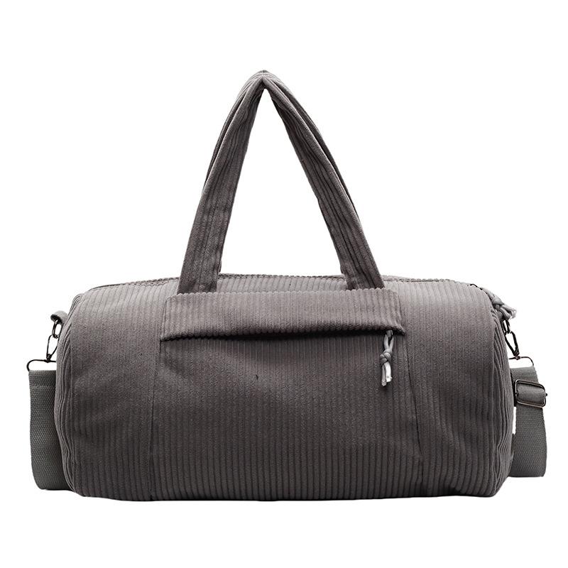 High Quality Travel Bag Corduroy Shoulder Crossbody Duffle Bag for Women Ladies Tote Luggage Bag Large Designer Handbags