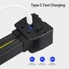 Gym Lamp for Posing,7th Gear Dimming,Portable Magnet LED Flashlight with Hanging Hook,Handheld USB Rechargeable Worklight