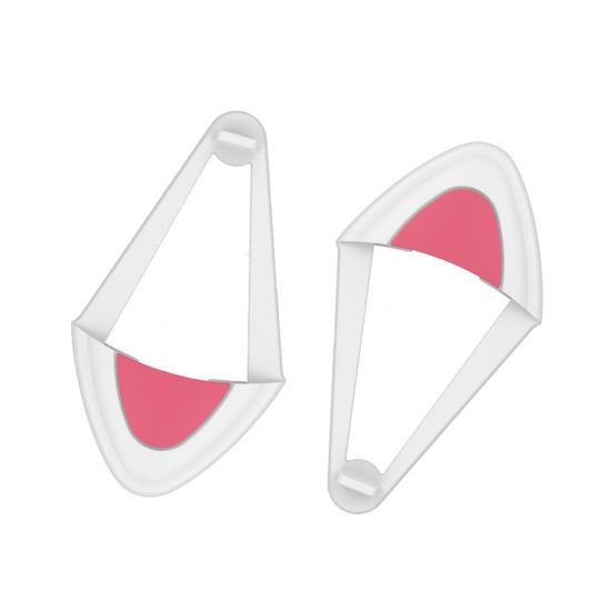 1 Pair Headphone Cat Ear Cute Universal Bluetooth-compatible Headset Silicone Kitty Ear Decoration Headphone Accessories