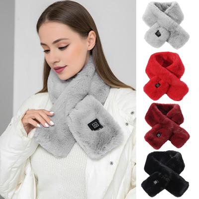 Foulard chauffant électrique rechargeable par USB pour femme, avec contrôle intelligent de la température, chauffage rapide