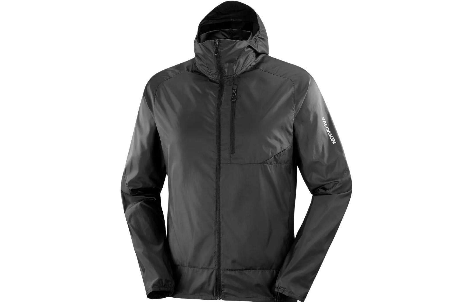 SALOMON Bonatti Running Coat Men s Black LC2044400 S