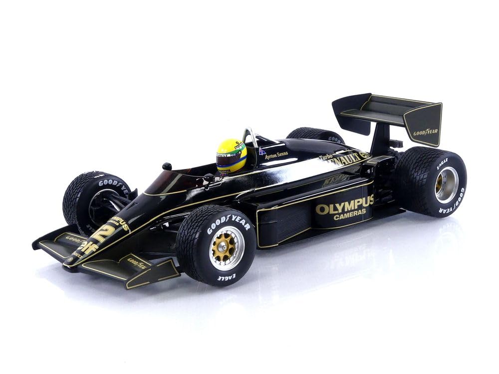 

Minichamps Lotus Renault 97T Senna Portugal GP1985 Дождевая шина Готовый продукт 1/18