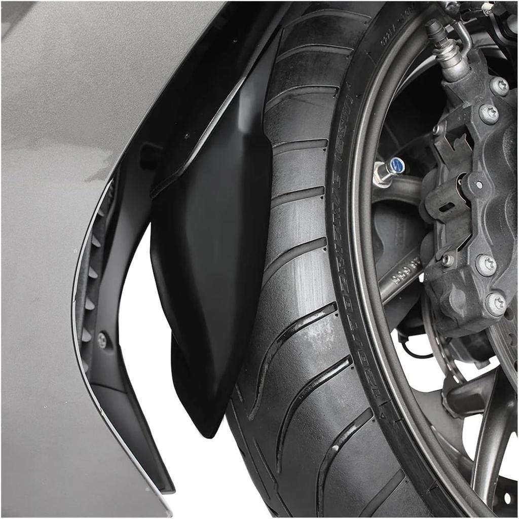Kompatibel mit K1600GT K1600GTL K1600B K1600 Motorradzubehör ABS Vorderradkotflügelverlängerung, Schwarz