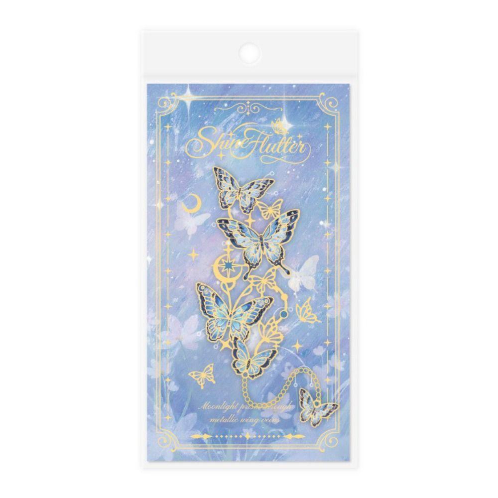 Schmetterlingsform Hohl Lesezeichen Buntes Design Lesezeichen Anhänger Metall Schreibwaren Abschlussgeschenke