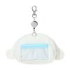 Sanrio Pass Case with Small Item Ages 15 and 303291 Face-Shaped & Pouch, Cinnamoroll, Cotton, PVC, Steel, Polyester, Reel, Storage, Up,