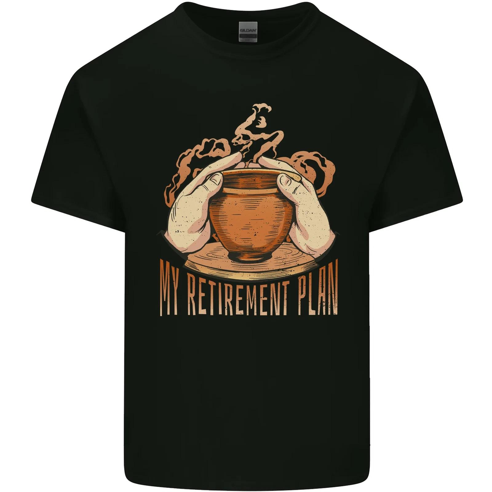 Pottery Retirement Plan Funny Kids T-Shirt Childrens 4XL
