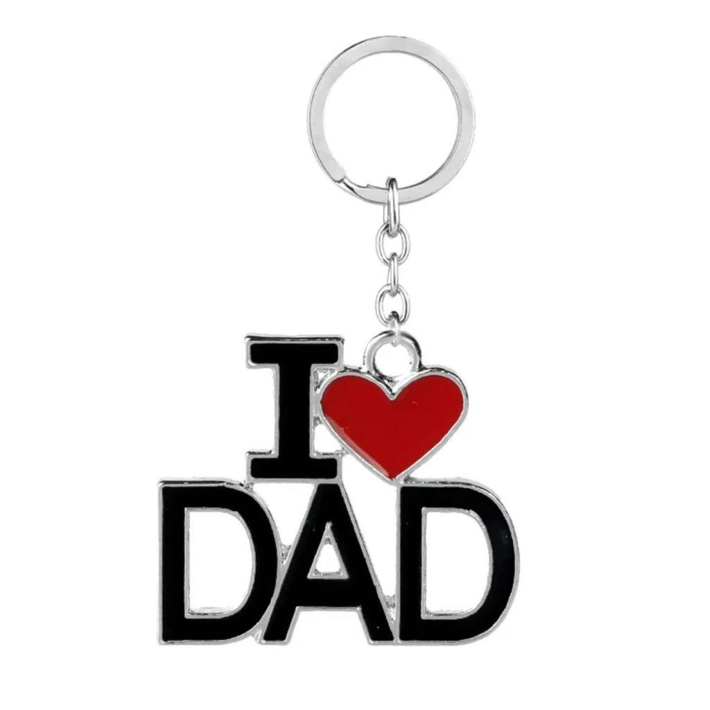 DAD and MOM Epoxy Keychain - Father's & Mother's Day Gift
