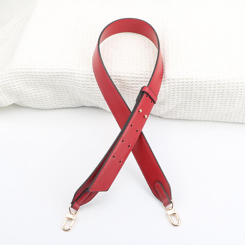 Justerbar Svart Konstläder Crossbody Bred Axelrem - Mångsidigt Ersättningstillbehör