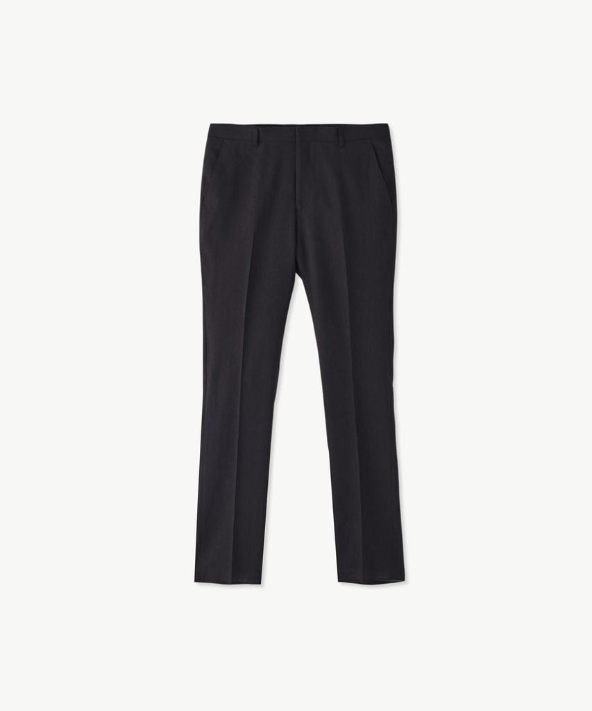 STCO Italy Fabio Linen & Wool Formal Pants_Brown (Classic Fit)_Sslwb95Csh
