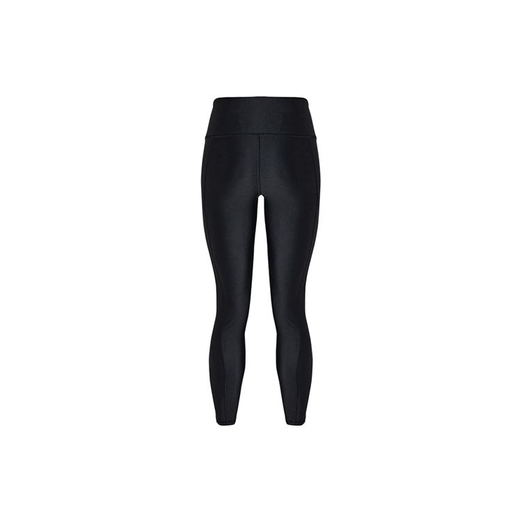 Under Armour Solid Color Training Compression Fitness Pants Women bottoms Black 1367030-001