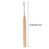 4pcs Lock Edge Crochet Hooks Metal Latch Repair Tool Stainless Steel Knitting Sewing Needles For DIY Knitting Revamping Darning