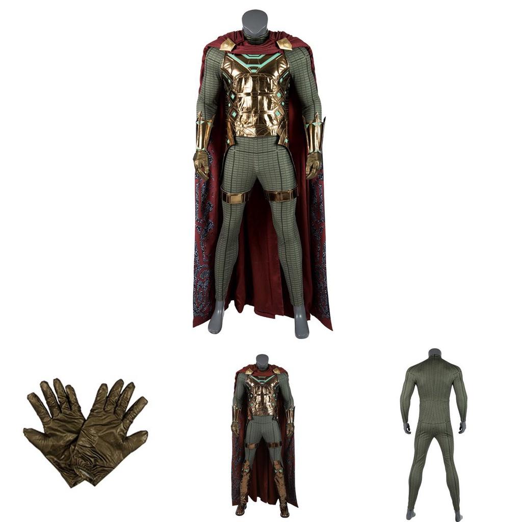 Premium Spider Man Far From Home Mysterio Cosplay Costume With Exquisite Workmanship And Breathable Fabric For Halloween Fun