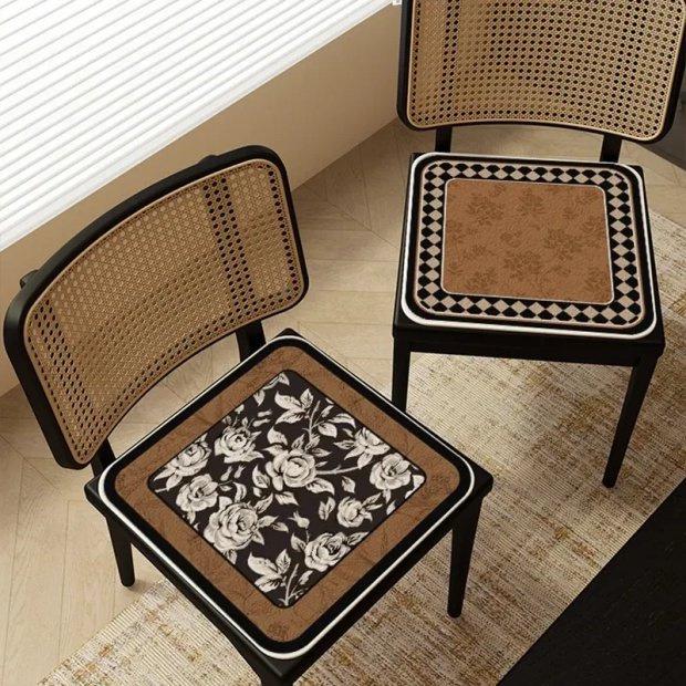 Chair French Nonslip Retro Highend Cushion For All Seasons
