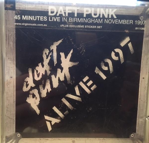 

CD DAFT PUNK Alive 1997 CDV2952 Virgin 2001 Australia Dance Electronica Used