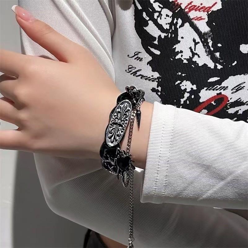 Rhinestone Dazzling Cross Bracelet For Women With Elegant Design And High Quality