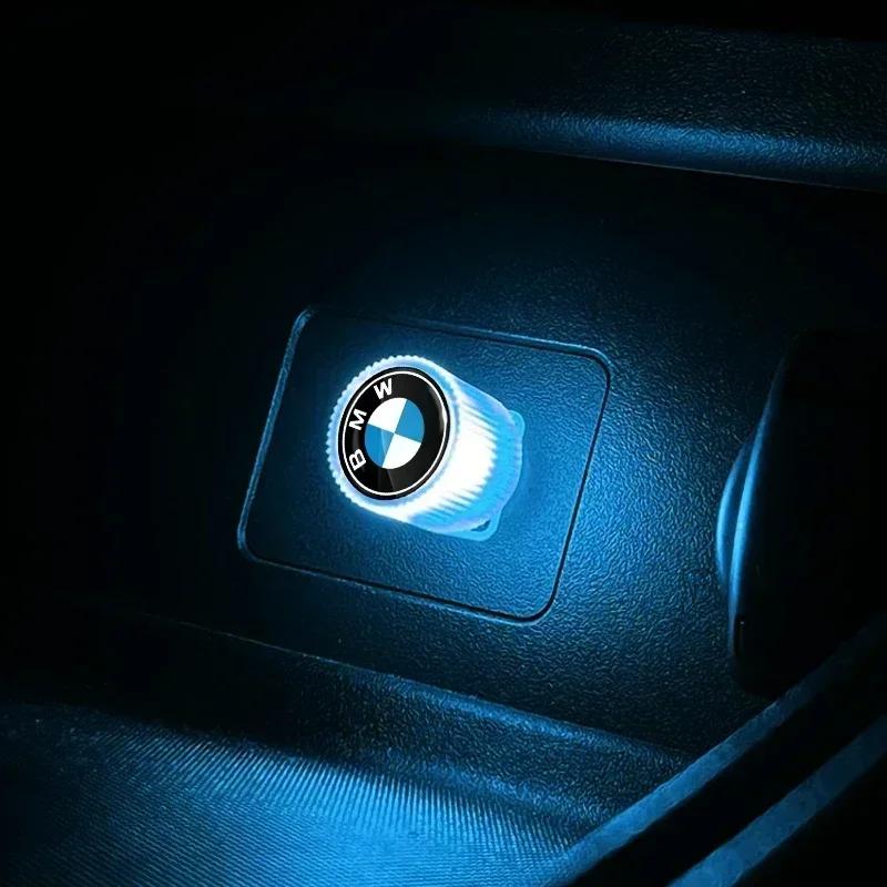NTHEV1 Hot 2025 For BMW Car Mini USB LED Ambient Light Plug Decorative Atmosphere Lamp For BMW Series i3 i4 G07 G06 G05 G02 G01 F48 F39