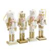 4 Pieces Nutcracker Ornaments Hanging Decoration Statue, Scene Layout Accessories, Desktop Crafts
