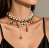 Exaggerated Statement Necklace For Women Bohemian Multicolor Stone Necklaces Big Discount Fashion Jewelry Clearance Sale