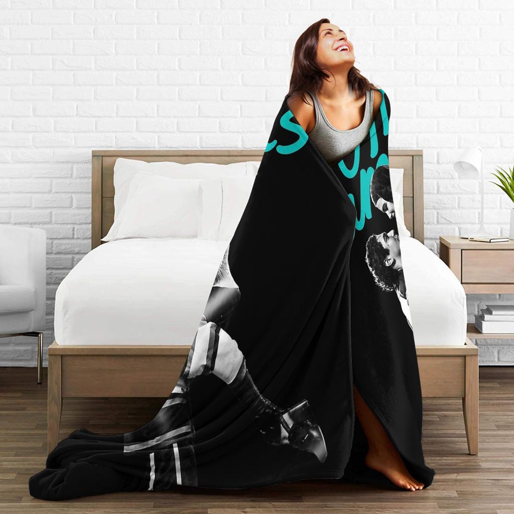 Coperta Movie Off Campus, Hannah Wells Garrett Grahams Coperta in Pile Morbido Vintage per la Casa Autunno/Inverno,
