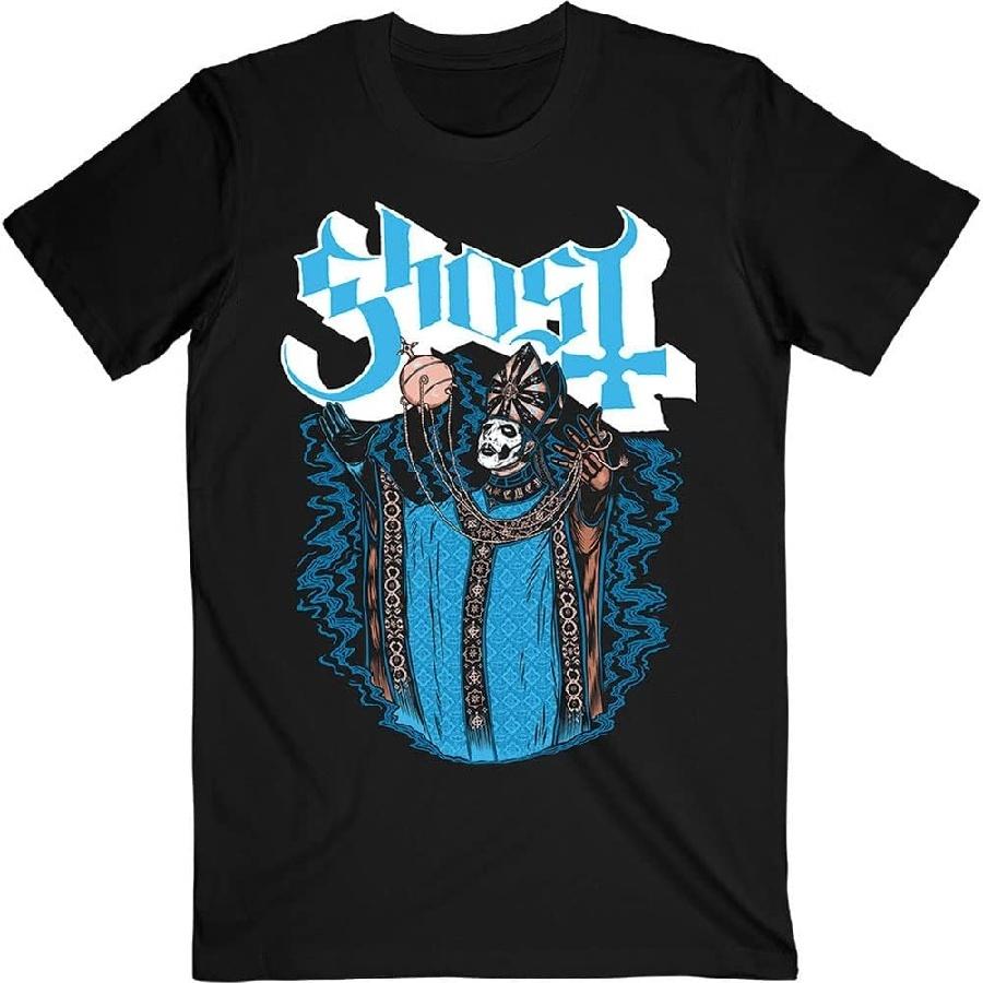 Футболка Ghost с логотипом группы Levitation, официальная, мужская, черная, размер XXL XXXXXL чёрный