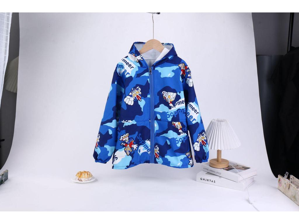 Kids' Cartoon Waterproof Smock – Autumn/Winter Anti-Stain Top for Mealtime Protection