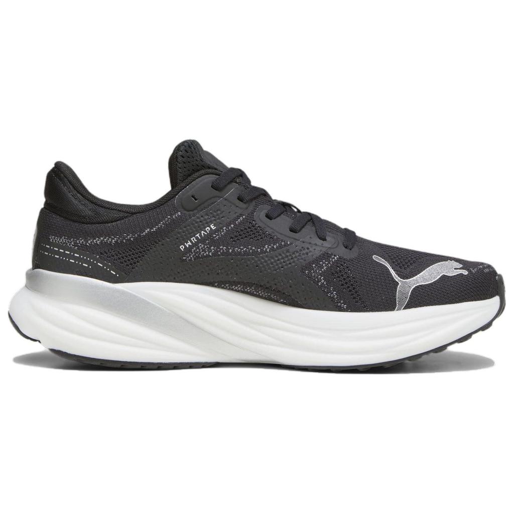 Puma Magnify Nitro 2 Black Silver Men Sneakers White 376909-01