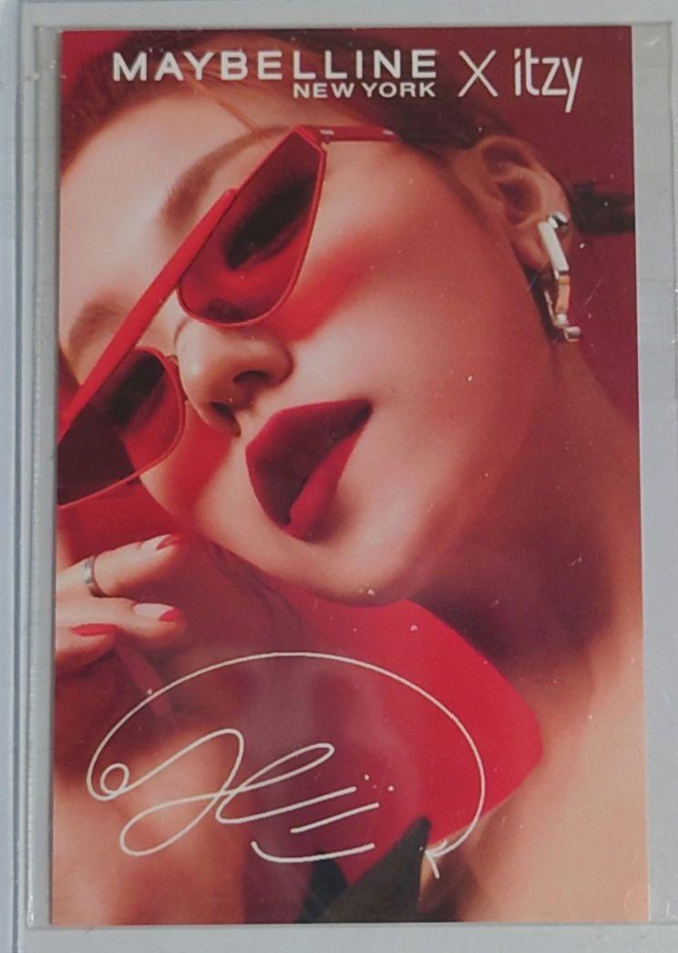 

[USED] ITZY Limited Edition Maybelline Collaboration Trading Card Yeji