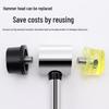 Rubber Handle Installation Hammer - Handmade DIY Double-Headed Rubber Mallet