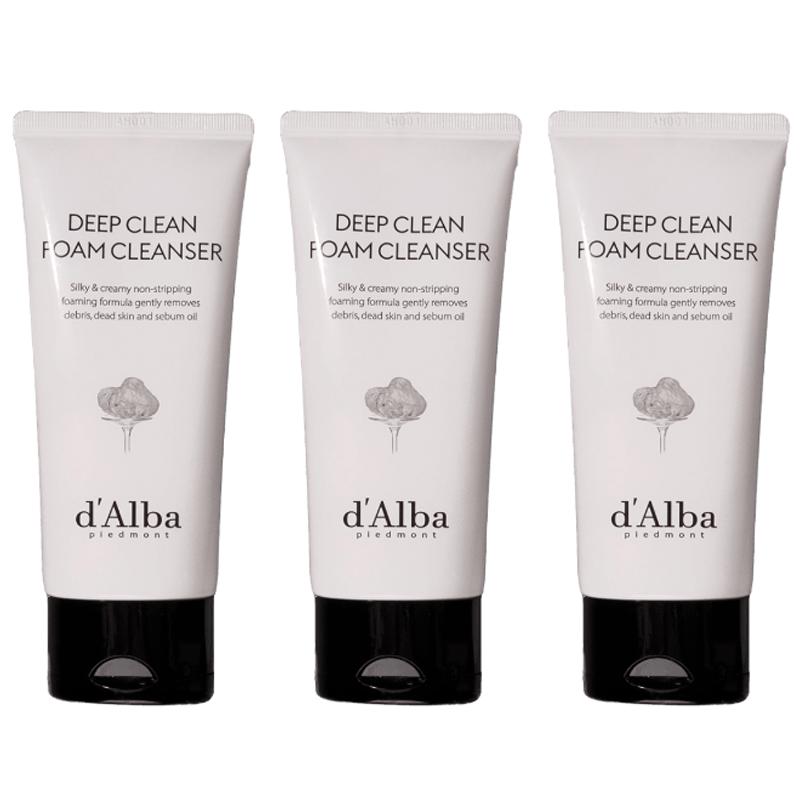 d'Alba White Truffle Deep Clean Foam Cleanser 80mL (3 Options)