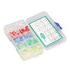 300PCS LED Light Emitting Diode 5 Colors 3mm 5mm Heat Resistant LED Circuit Assorted Kit for Industry