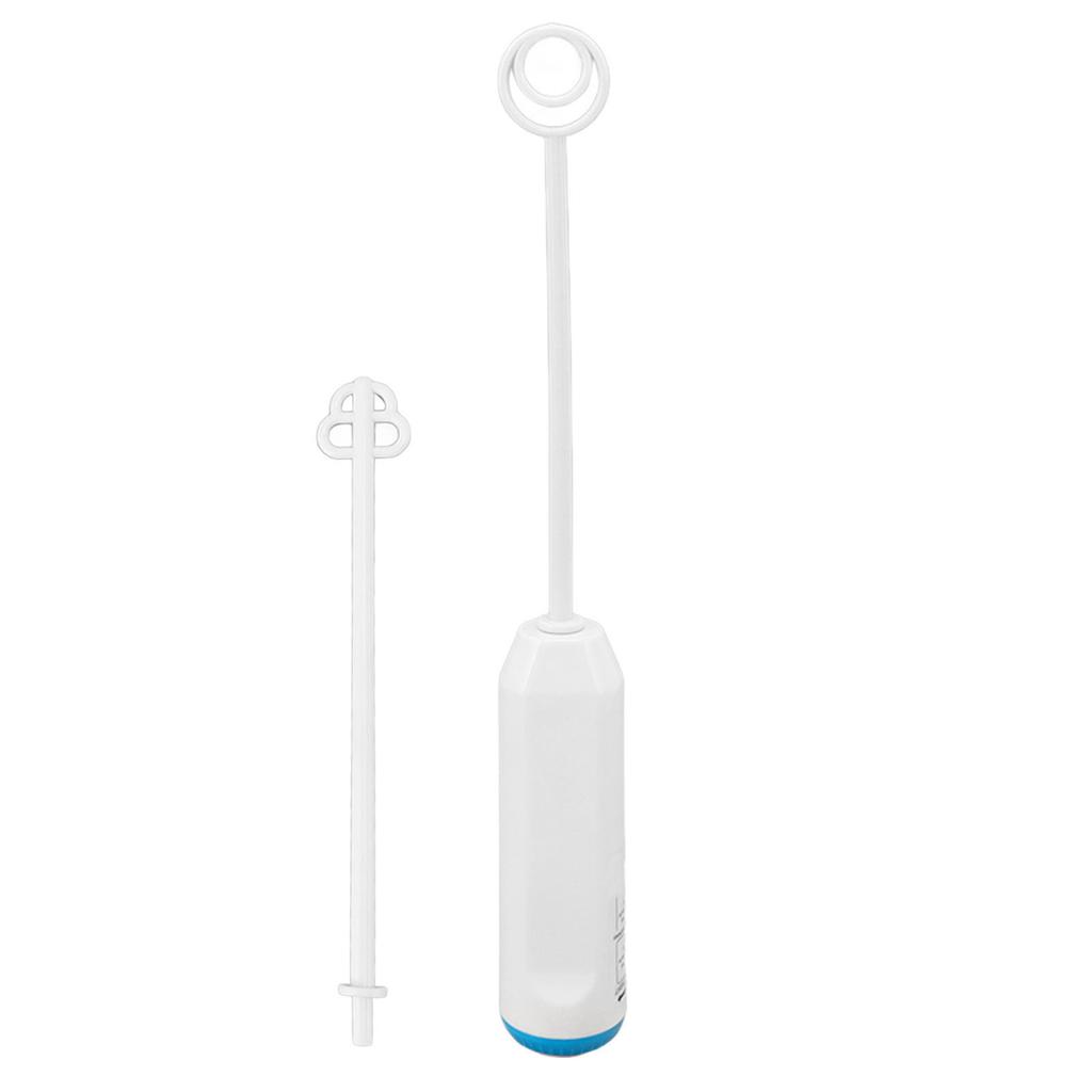 Elektrischer Automatischer Schneebesen Tragbarer Kabelloser Mini Elektrischer Milchaufschäumer zur Herstellung von Sahne Zuhause Weiß