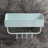 Adhesive Towel Rack Bathroom Shelf (S)