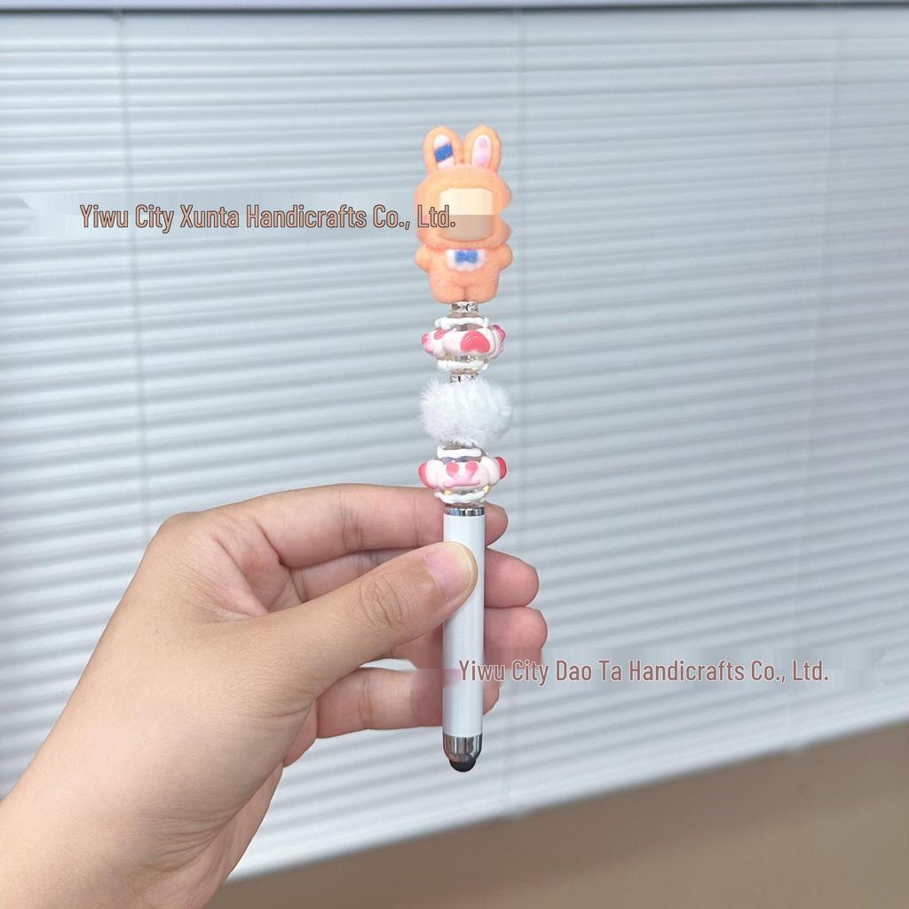 DIY Bead Pen: Cute Handmade Touchscreen Gel Pen Doll - Ideal Student Gift