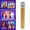 Sparkling Microphone Props Toy For Performers Singers Dancers Comfortable To Hold for Karaoke, Pretend Concerts
